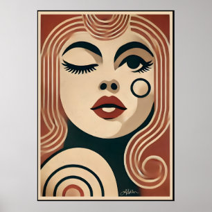 Affiche Art Moderne du Milieu du Siècle Le Beauty Spot