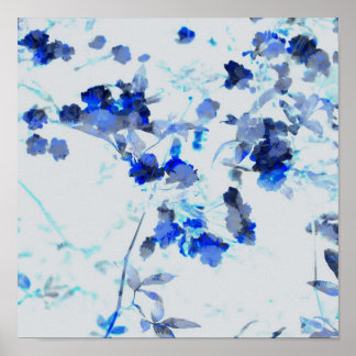 Affiche Art moderne et tendance de motif floral / fleur