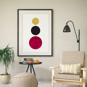 Affiche Art moderne minimaliste Abstrait élégant