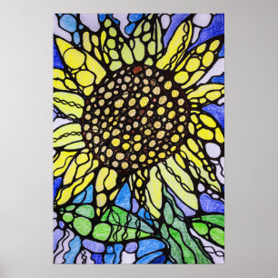 Affiche Art moderne Sunflower