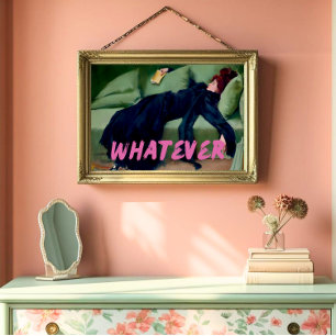 Affiche Art modifié, Oeuvre Vintage Maximaliste