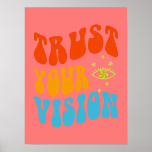 Affiche Art Mur esthétique rétro pour filles, Tweens, Ados