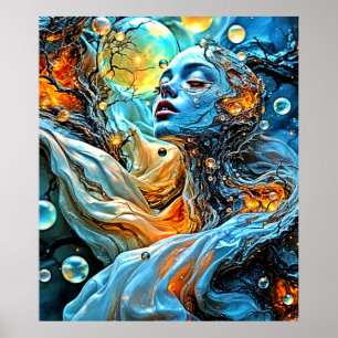 Affiche Art mystérieux de la sérénité