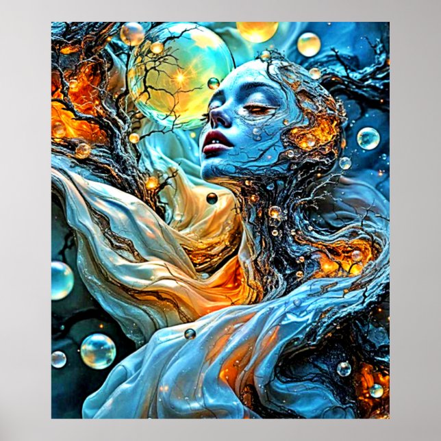 Affiche Art mystérieux de la sérénité (Devant)