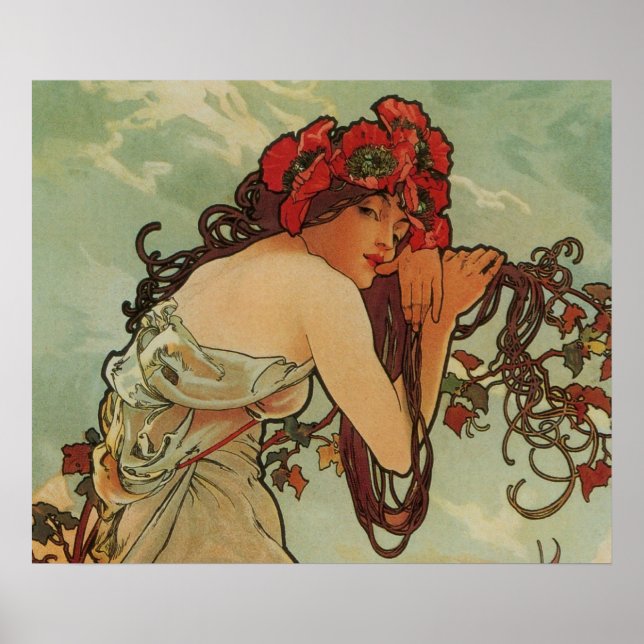 Affiche Art Nouveau (Devant)