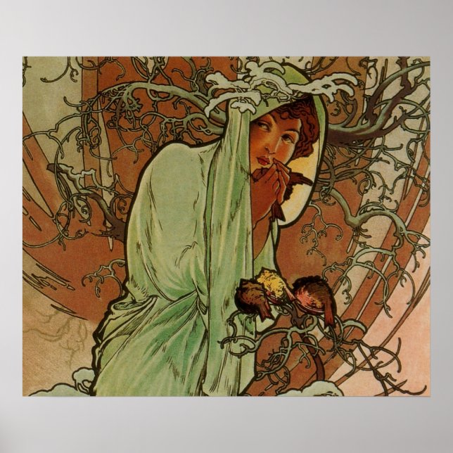 Affiche Art Nouveau (Devant)
