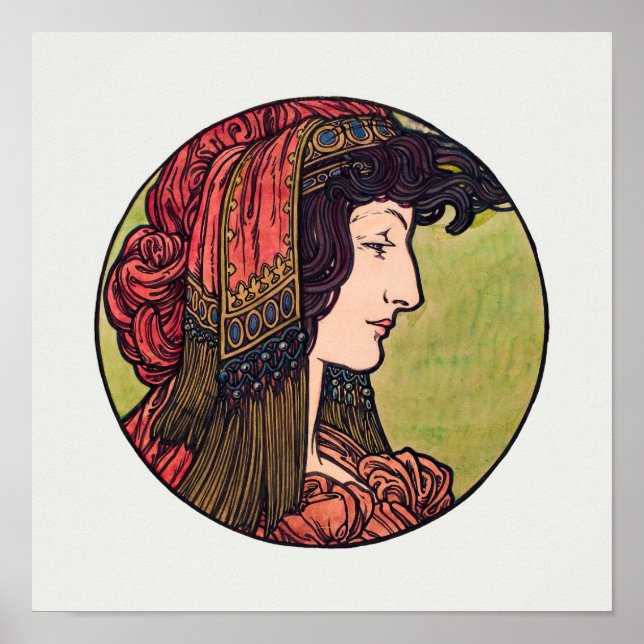 Affiche Art Nouveau (Devant)