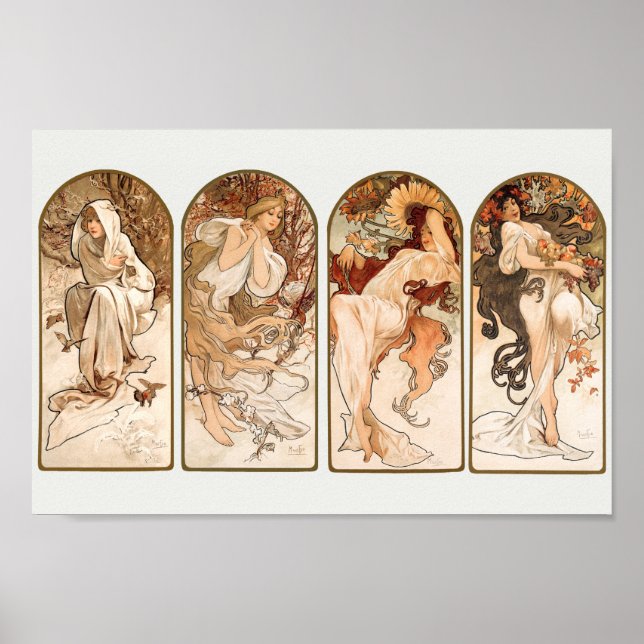 Affiche Art Nouveau (Devant)