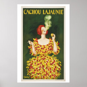 Affiche Art Nouveau Cachou Lajaunie par Leonetto