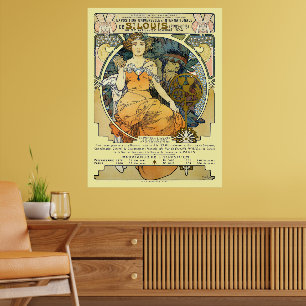 Affiche Art Nouveau Exposition universelle de 1904 à Saint