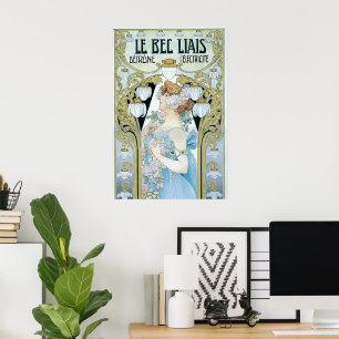 Affiche Art Nouveau vintage Le Bec Liais, Privat Livemont