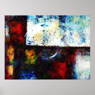 Affiche Art numérique Abstrait moderne