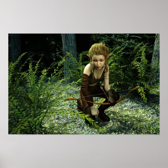 Affiche Art numérique D'Attente (Devant)