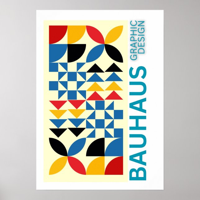 Affiche Art of Bauhaus Minimalist Modern Design (Devant)