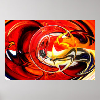 Affiche Art peinture Abstrait numérique Imprimer Ordinateu