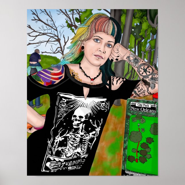 Affiche Art personnalisé | Ajoutez votre art à cela (Devant)