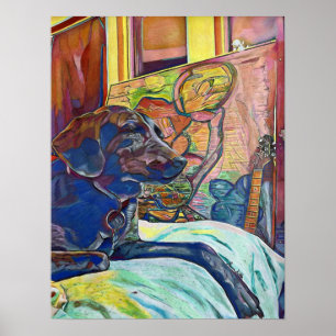 Affiche Art personnalisé Labrador Retriever