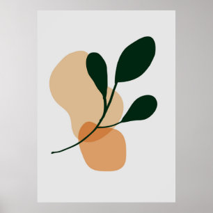 Affiche Art plante botanique