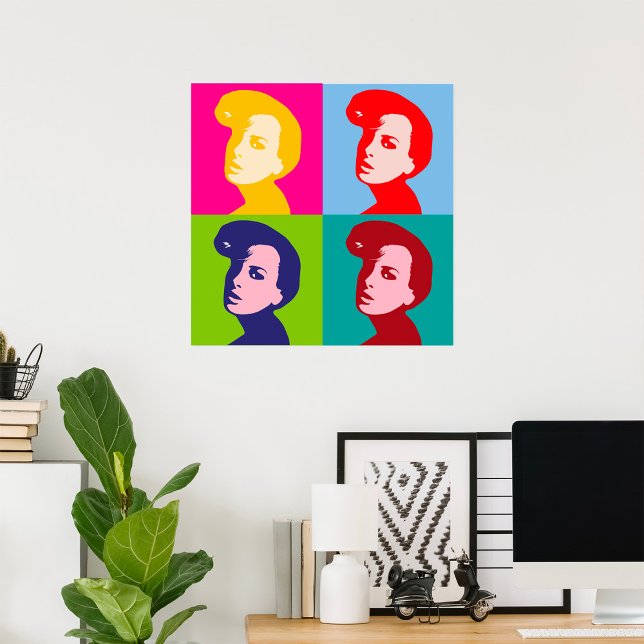 Affiche Art pop féminin rétro (Créateur téléchargé)
