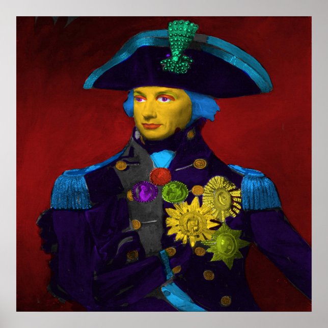 Affiche Art pop Horatio Nelson (Devant)