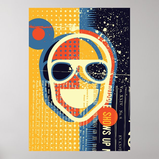 Affiche Art pop moderne (Devant)