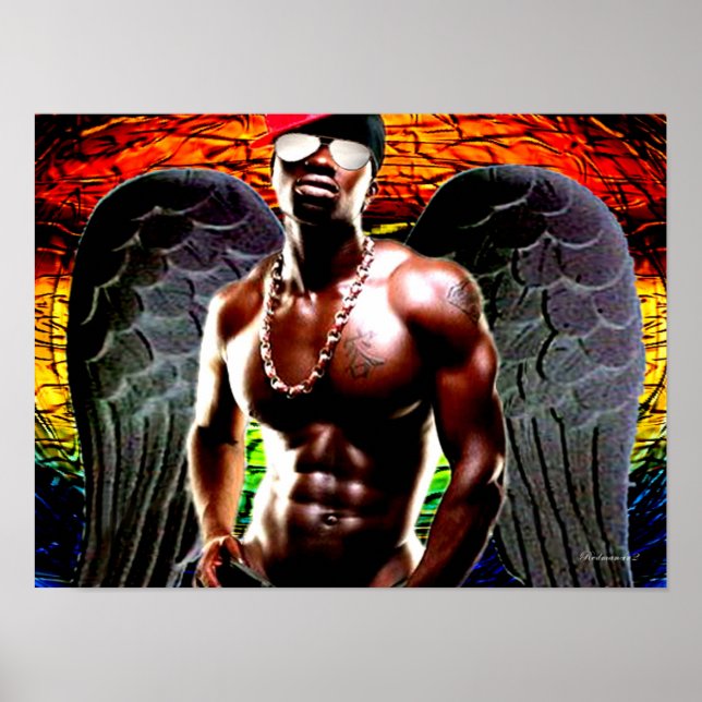Affiche Art Pop Urbain Africain (Devant)