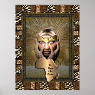 Affiche Art populaire afrocentrique