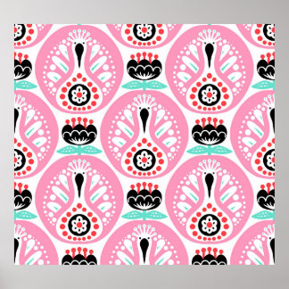 Affiche Art populaire scandinave : Nordic Seamless.