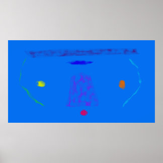 Affiche Art Porpourri  Sky Blue Minimalist Abstract