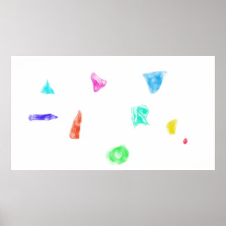 Affiche Art Pot-pourri Fond Blanc Minimalisme