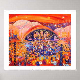 Affiche Art Print : Africa Calling Live 8 Le projet Eden