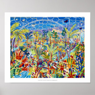 Affiche Art Print : Garden of Eden, The Eden project