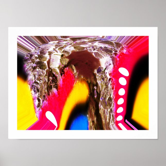 Affiche Art rupestre extraterrestre (Devant)