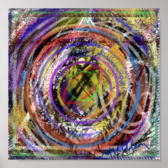 AFFICHE ART TÉLÉPHONIQUE "6192019" (Devant)