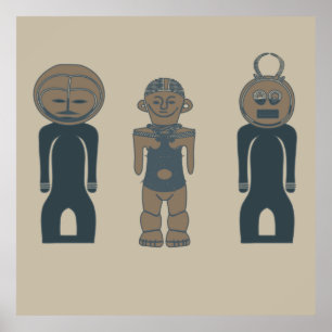 Affiche Art tribal moderne Abstrait