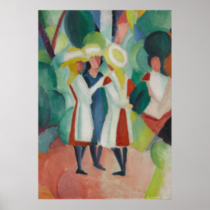 Affiche Art "Trois filles"
