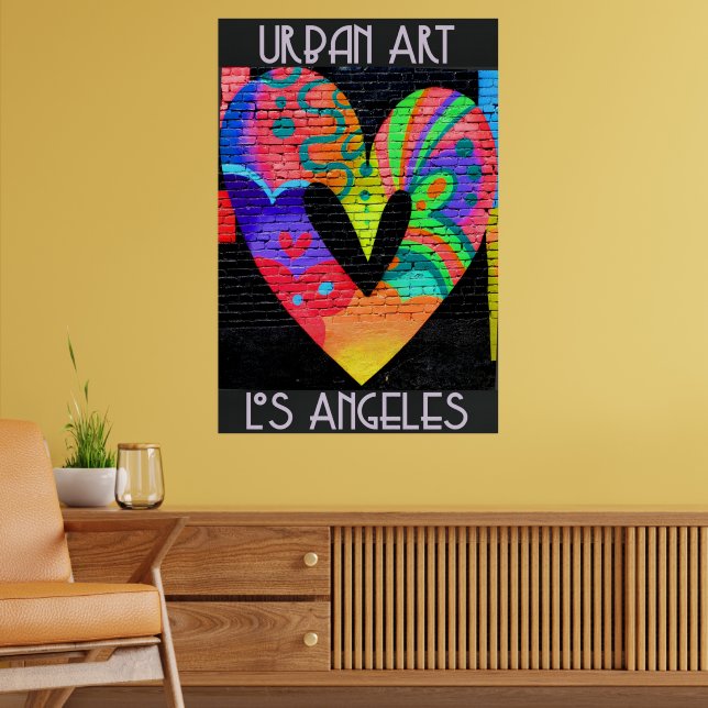 Affiche Art Urbain, Los Angeles, (Salon 2)