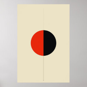 Affiche Art vectoriel Abstrait géométrique minimaliste
