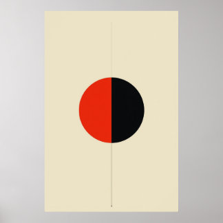 Affiche Art vectoriel Abstrait géométrique minimaliste