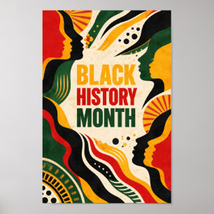 Affiche Art vibrant inspiré de l'Afrique