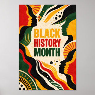 Affiche Art vibrant inspiré de l'Afrique