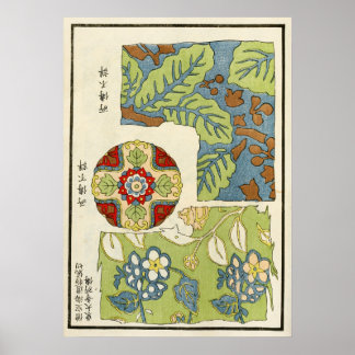 Affiche Art vintage de la dynastie Qing chinoise 1871