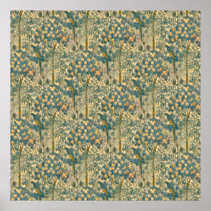 Affiche Art vintage de Walter Crane représentant un ara et