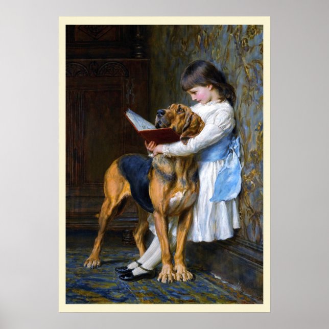 Affiche Art vintage Enseignement Obligatoire Par Briton Ri (Devant)