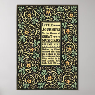 Affiche Art vintage Et Artisanat Roycrofts Couverture