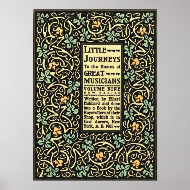 Affiche Art vintage Et Artisanat Roycrofts Couverture (Devant)