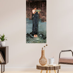 Affiche Art vintage John W. Waterhouse Circé Invidiosa 