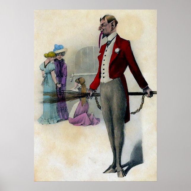 Affiche Art vintage Krampus (Devant)