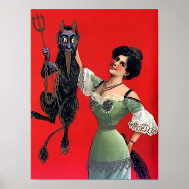 Affiche Art vintage Krampus (Devant)