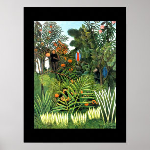 Affiche Art Vintage La Jungle